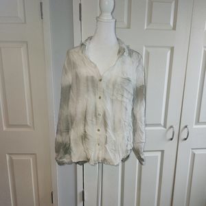 Velvet Heart Women's Button Down Shirt Size Medium